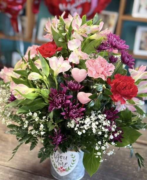 You & Me Together Forever Valentine Bouquet